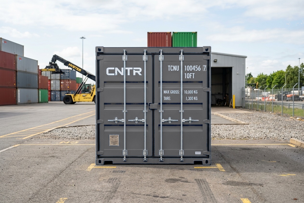 10ft New Container - Custom White